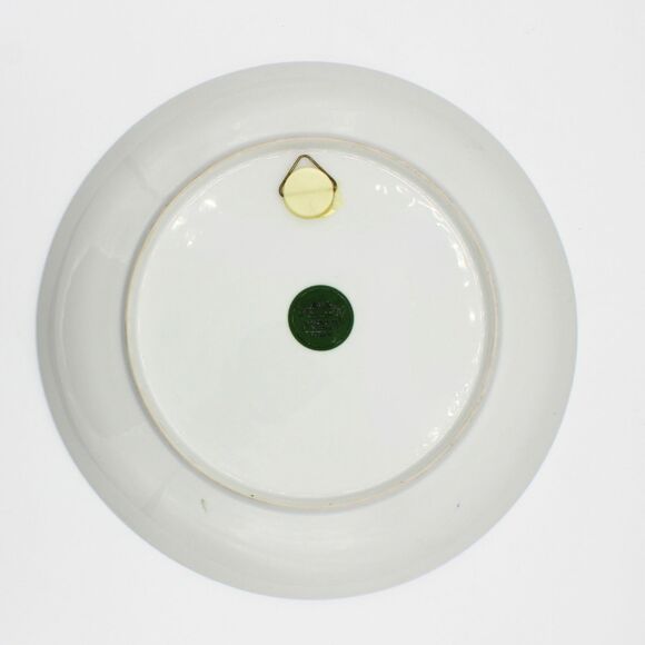 Vintage Luisenburg Germany Bavaria Porcelain Christmas Santa Plate Hand Painted - Picture 4 of 5